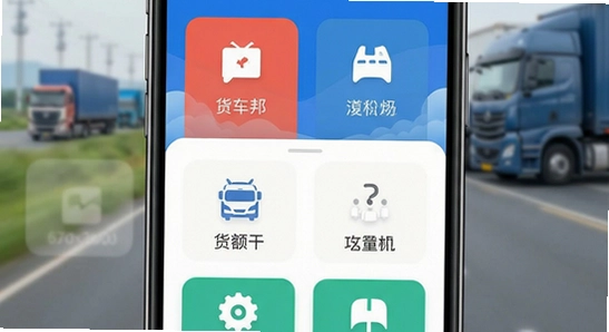 货车邦司机APP主界面功能展示图 670x360