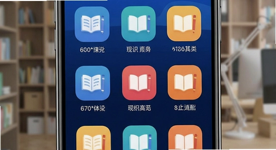 670*360学问APP主界面知识分类展示图