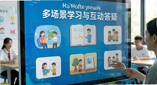 ����ѧԷ�ೡ��ѧϰ�뻥������չʾ