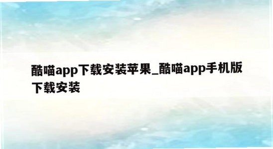 酷喵手机app下载系统要求,手机存储空间检查界面