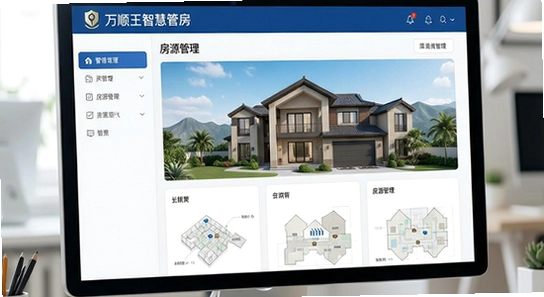 万顺王智慧管房-房源管理界面展示