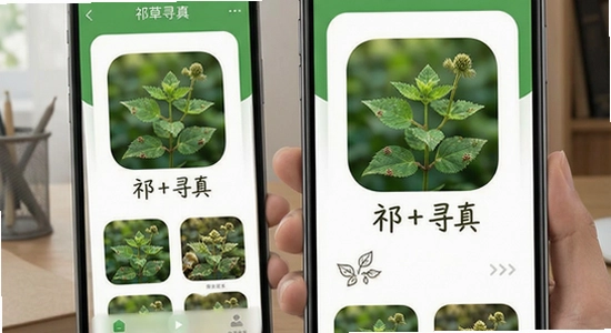 祁草寻真app界面展示图