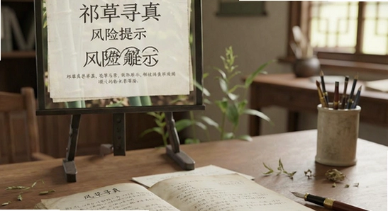 祁草寻真风险提示怎么解决