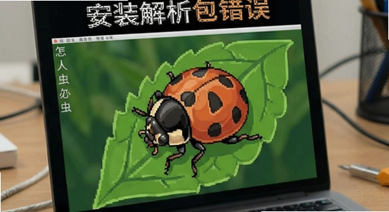 瓢虫成语安装解析包错误怎么办