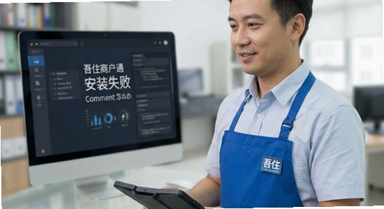 吾住商户通安装失败怎么办