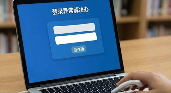 吾住商户通登录异常解决办法