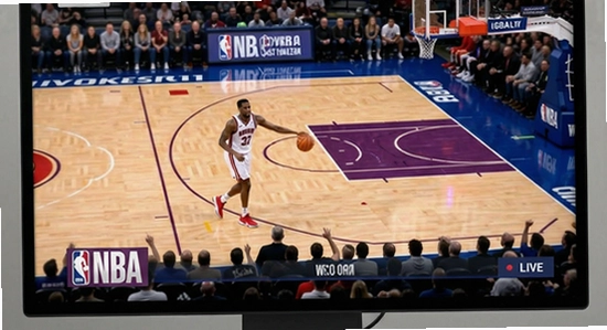 NBA赛事直播界面展示
