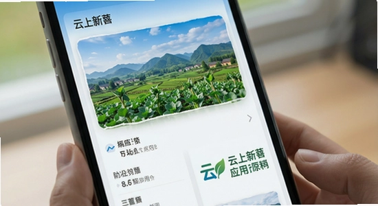 云上新蔡应用界面展示