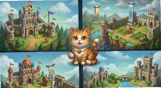 猫咪帝国放置大亨多场景应用展示