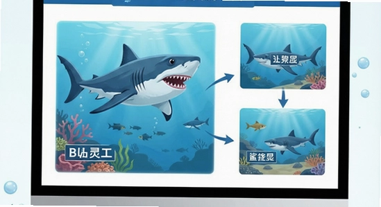 鲨鱼灵工多场景使用示意图