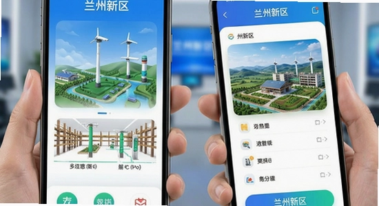 兰州新区APP多场景应用展示