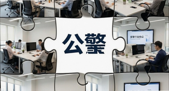 �������ҵ�칫����ƴͼ