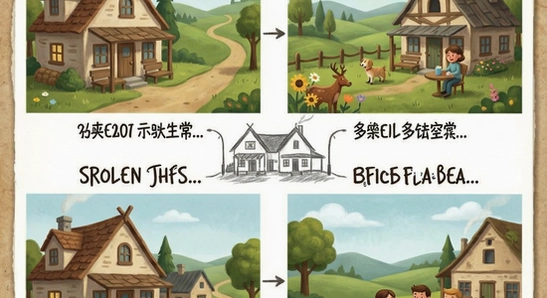 小镇生活日常多场景使用示意图