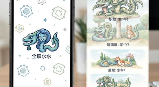 全职水印多场景应用展示