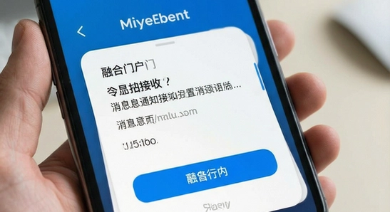 融合门户app消息通知接收设置