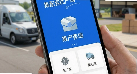 集配优选客户端主界面展示