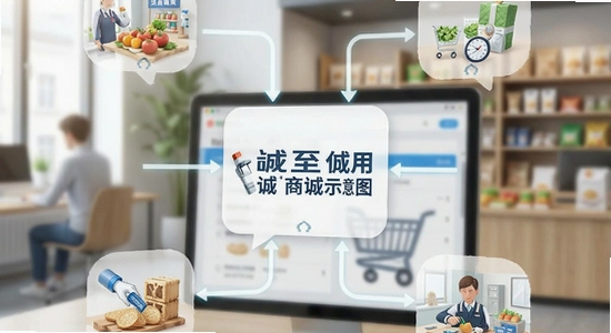 多场景使用诚至诚商城示意图