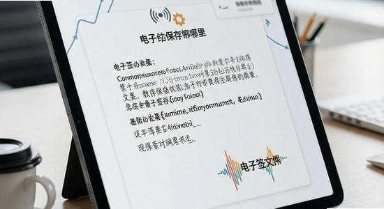 电子签名文件保存在哪里