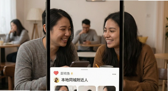本地同城聊附近的人不显示