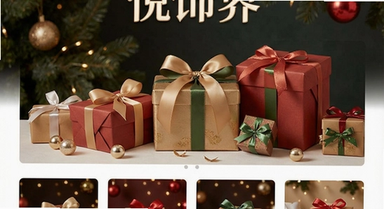 670*360 悦饰界节日礼物专区界面