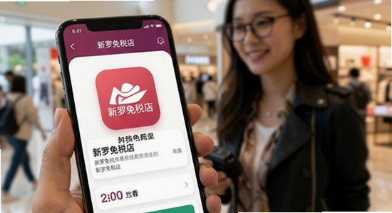 新罗免税店App首页界面展示图