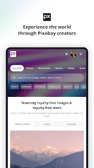 pixabay�����������زĿ�app���ؽ�ͼ