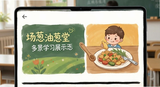 �ʹ�ѧ�öೡ��ѧϰӦ��չʾͼ