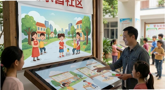 爱永昌社区互动场景展示图