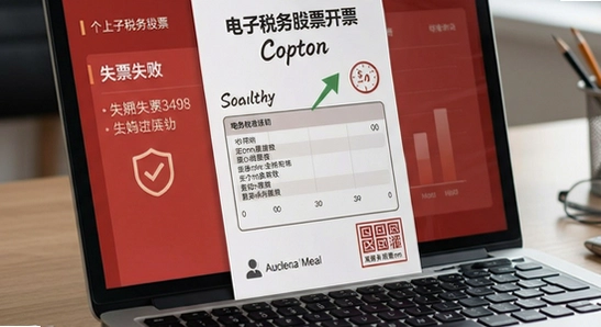 个人电子税务发票开票失败原因