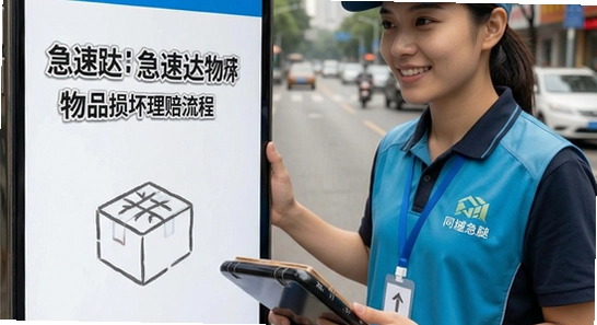 同城跑腿急速达物品损坏理赔流程