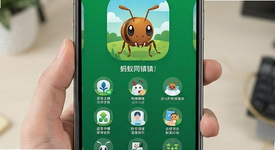 蚂蚁同镇app功能界面展示