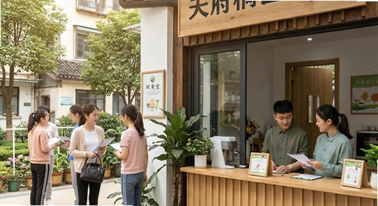 天府桐堂社区服务场景图