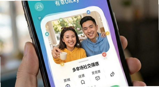 670*360 有幸Ulucky多场景社交应用示意图