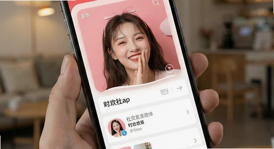 ʱ��APP�罻����չʾͼ