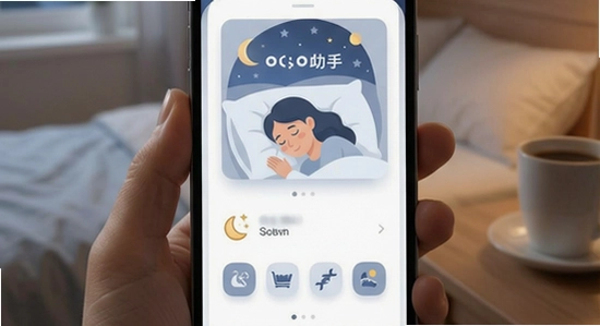 睡眠助手应用界面展示图