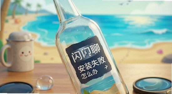 闪聊漂流瓶安装失败怎么办