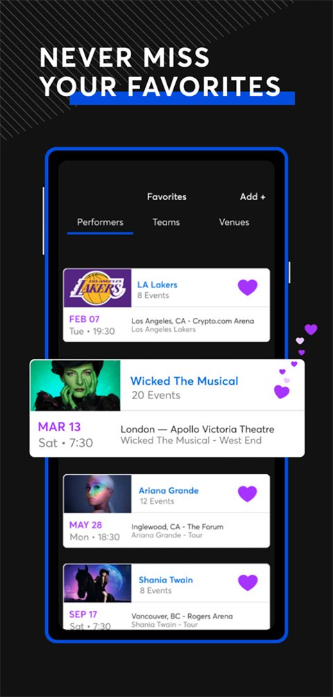 Ticketmaster��׿������v301.0 ��֯ϸ��