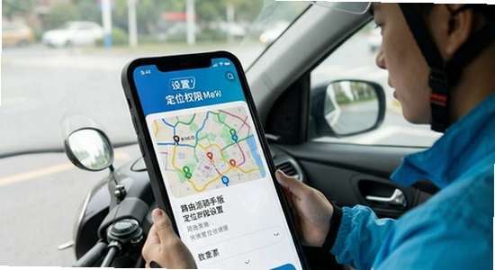 路由派骑手版定位权限设置方法