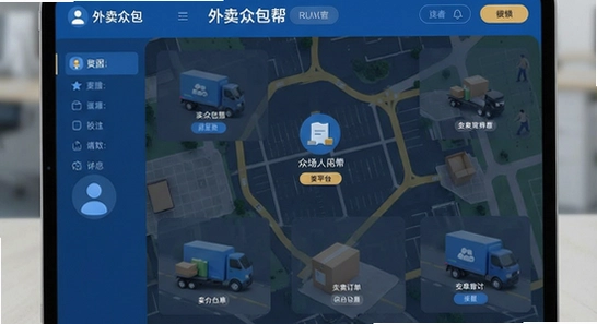 外卖众包帮多平台订单聚合展示图