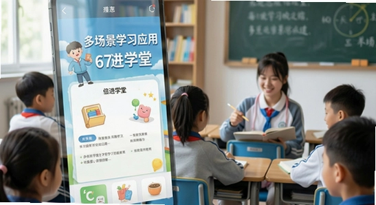 670*360 倍进学堂多场景学习应用