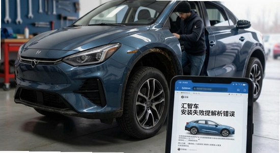 汇智车安装失败提示解析错误怎么办