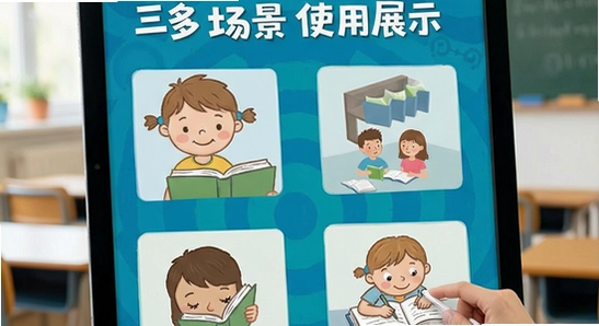 译林牛津英语三多场景使用展示图