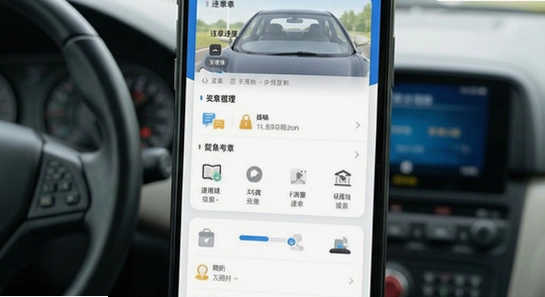 670*360 违章驾考学习软件界面展示