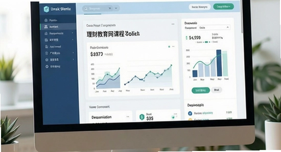 理财教育网课程学习界面展示