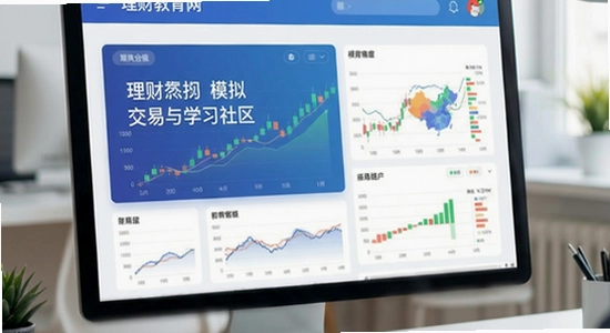 理财教育网模拟交易与学习社区展示