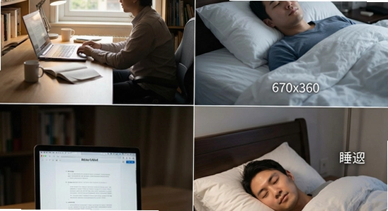 朝修秘旨多场景使用展示,办公间隙与睡前冥想,670x360