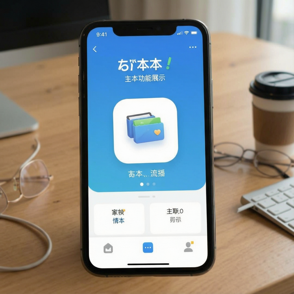 本本app主界面功能展示图