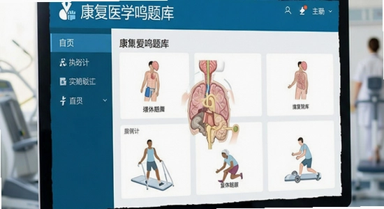 康复医学鸣题库主界面展示