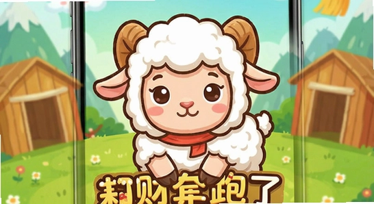 招财套小羊儿别让羊跑了游戏主界面展示
