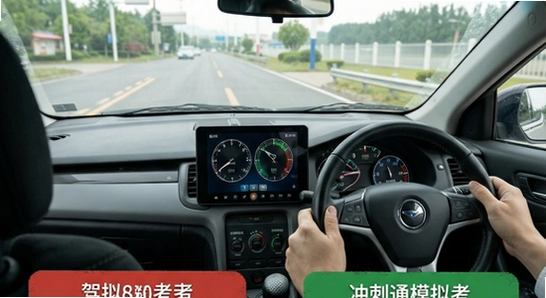 驾考冲刺通模拟考分数和真实考试差距大